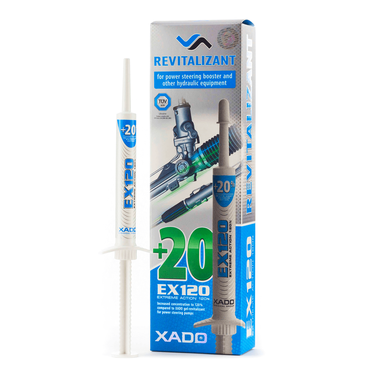 XADO Revitalizant EX120 for power steering booster - NO RETAIL PACKAGING