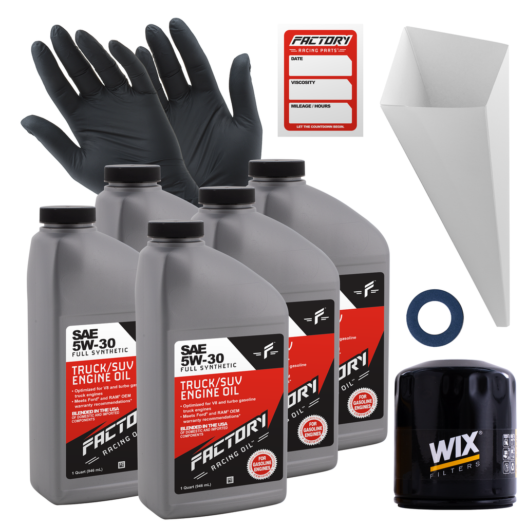 Oil Change Kit For Lexus ES300 1994-2003, ES330 2004-2006, GS300 1993-2005, RX300 1999-2003, RX330 2004-2006 5W-30 Full Synthetic Oil - 5 Quarts