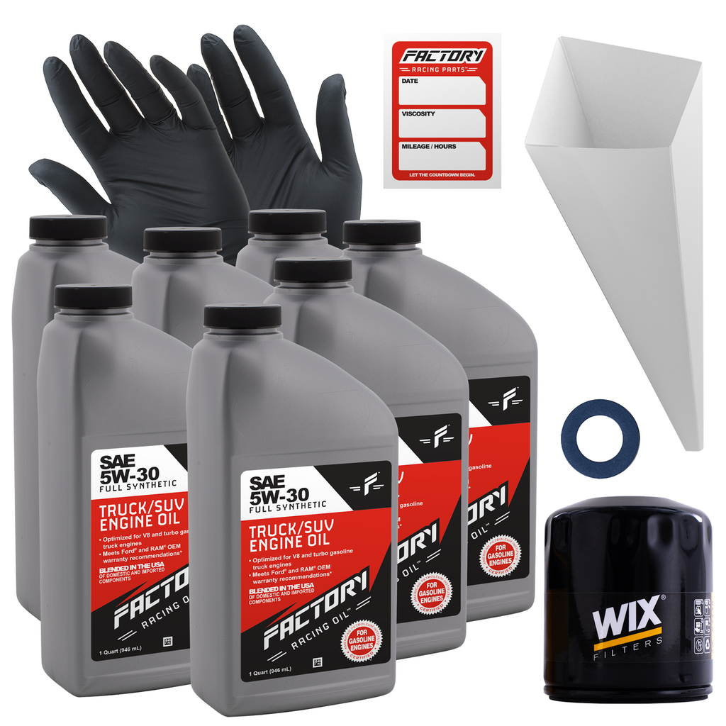 Oil Change Kit For Toyota 4Runner 2003-2009, Sequoia 2001-2009, Tundra 2000-2007, 2009 4.7L 5W-30 Full Synthetic Oil - 7 Quarts