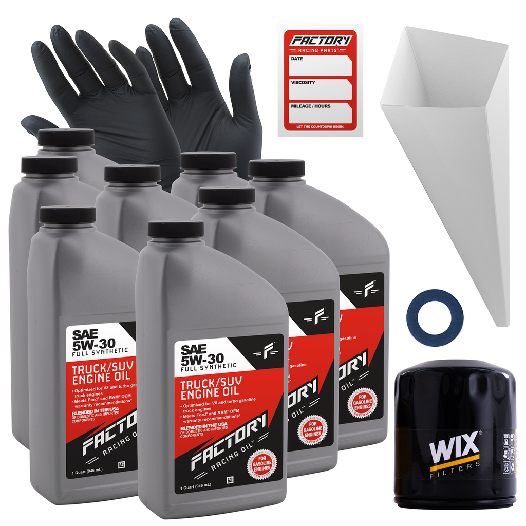 Oil Change Kit For Toyota Land Cruiser 4.7L V8 1998-2007 5W-30 Full Synthetic Oil - 8 Quarts