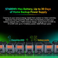 OSCAL PowerMax 6000 Expandable Portable Power Station 3600Wh LiFePO4 Solar Generator