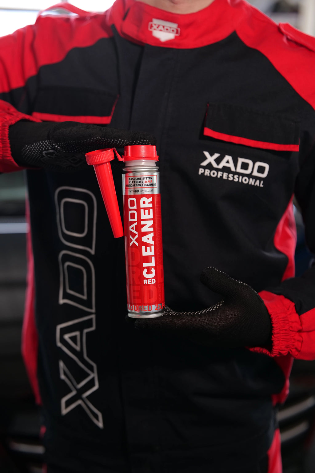 XADO RED CLEANER Gasoline – Fuel System Cleaner & Decarbonizer (250 ml)