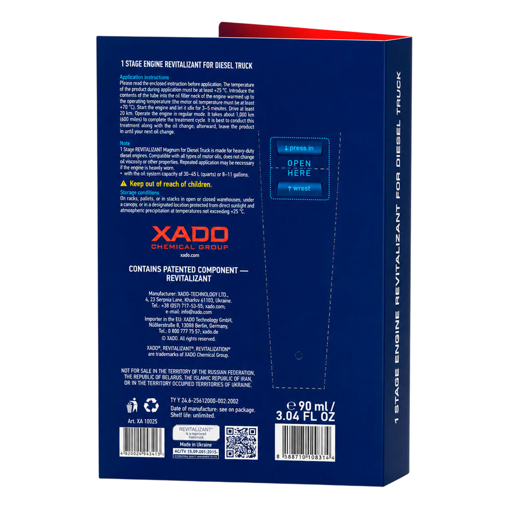 XADO 1 Stage Magnum Revitalizant for diesel engine