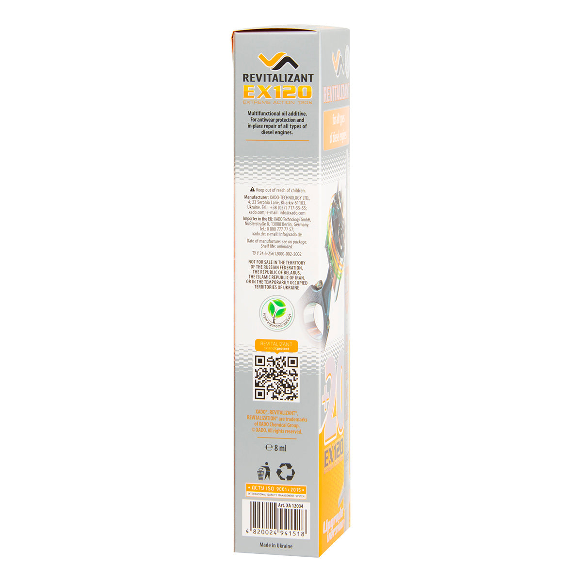 XADO Revitalizant EX120 for diesel engine