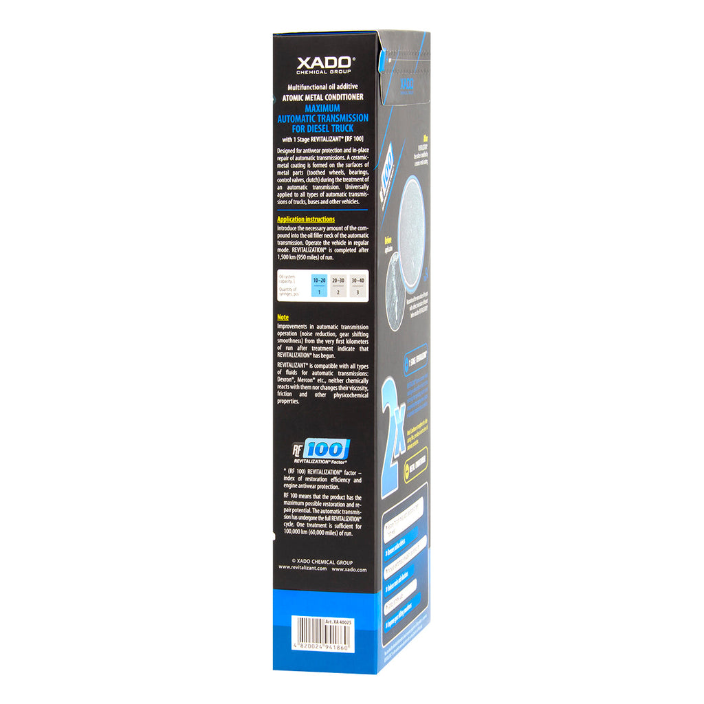 XADO Atomic Metal Conditioner Maximum Diesel Truck for Automatic Transmission
