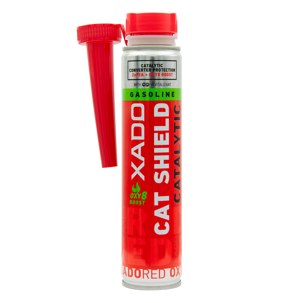 XADO RED CAT SHIELD – Catalytic Converter & Combustion System Cleaner with Revitalizant (250 ml)