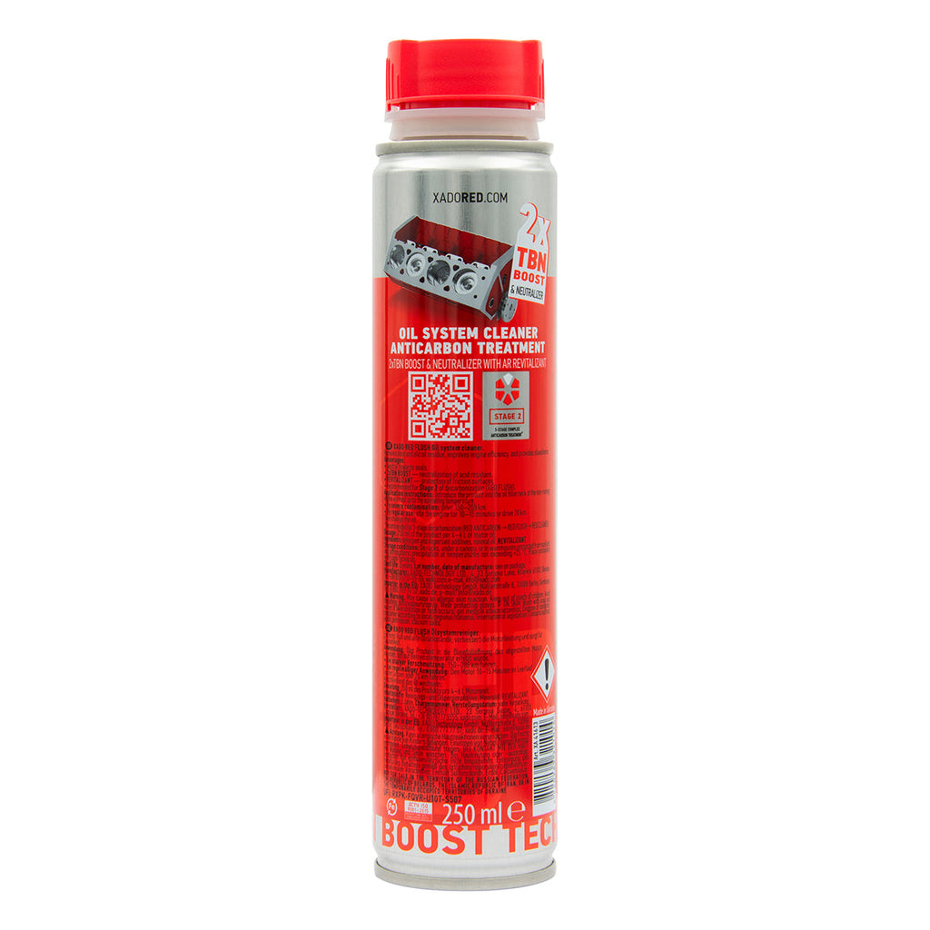 XADO RED FLUSH - Engine Oil System Cleaner & Decarbonizer (250 ml)