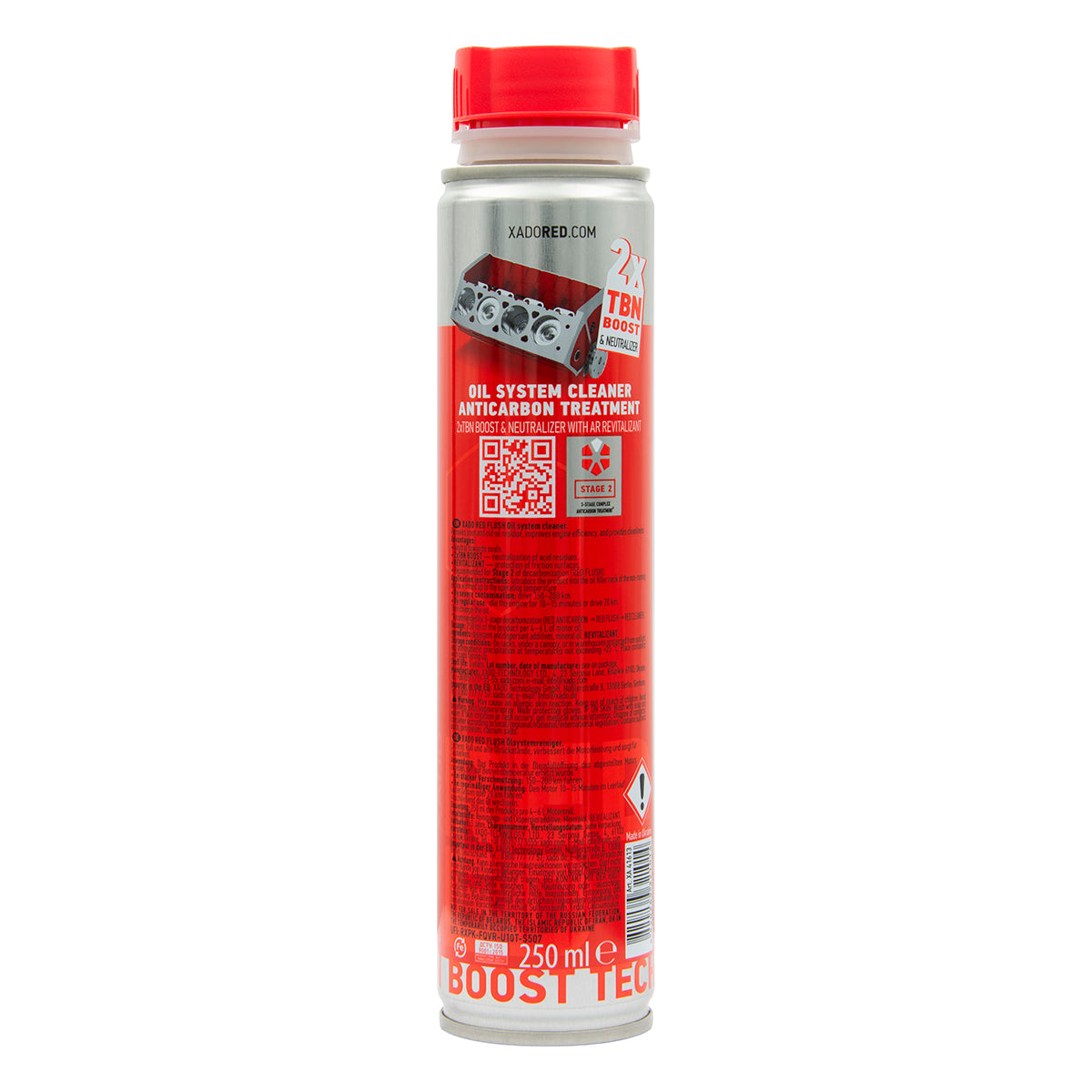 XADO RED FLUSH - Engine Oil System Cleaner & Decarbonizer (250 ml)