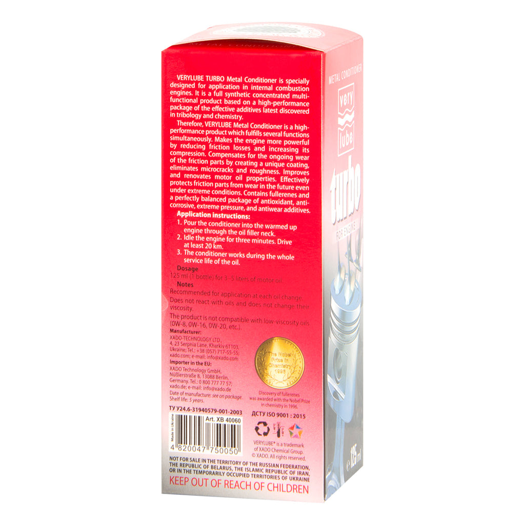XADO Metal conditioner Turbo for engine