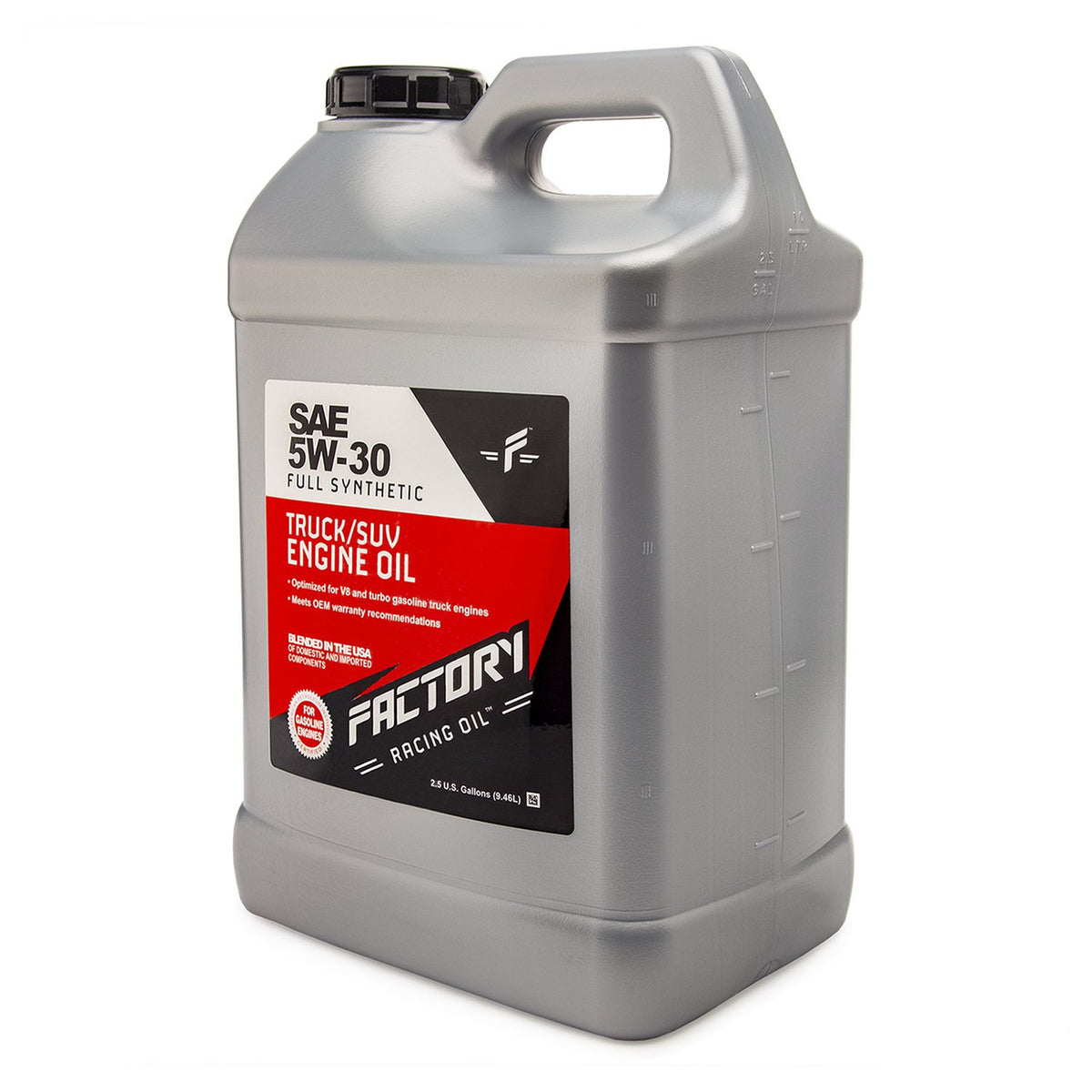 Factory Racing Oil SAE 5W-30 Full Synthetic Truck Oil, API SP GF-6A, 2.5 Gallons