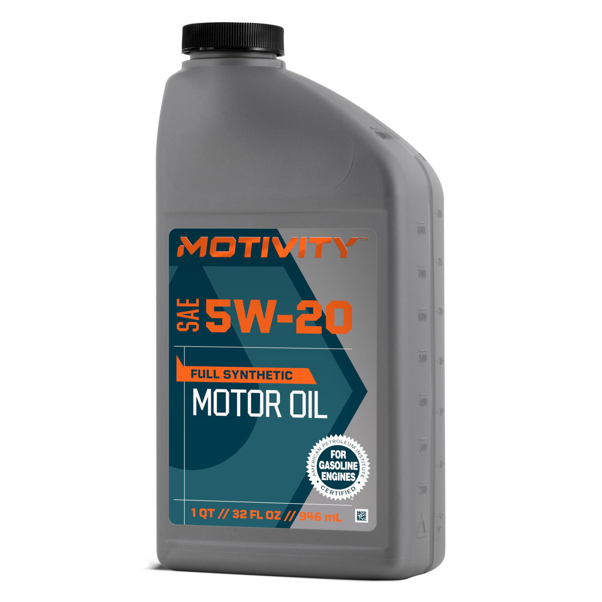 MOTIVITY Full Synthetic SAE 5W-20 Motor Oil - 6 Pack of 1 Quart Bottles