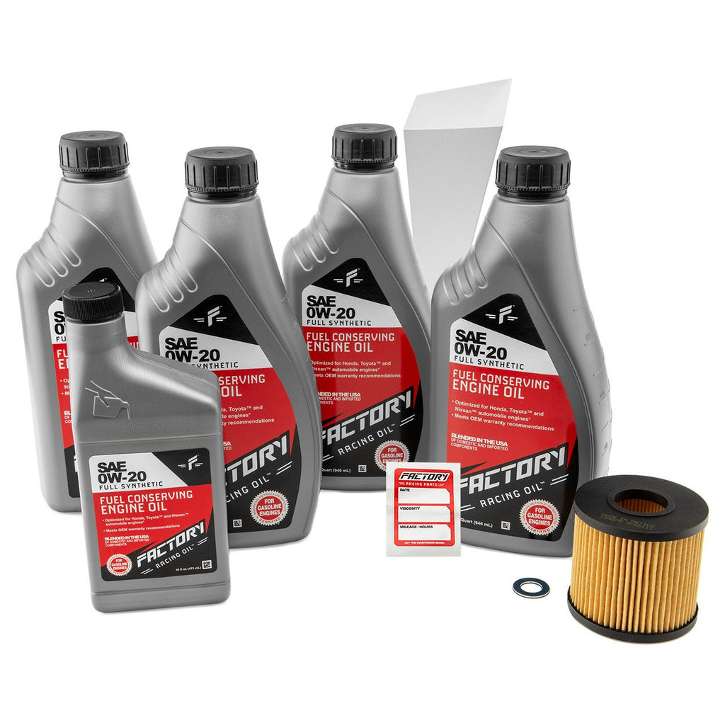 Oil Change Kit for Toyota Camry, RAV4, Highlander, Avalon, Venza 0W-20 Full Synthetic 4.5 Quart