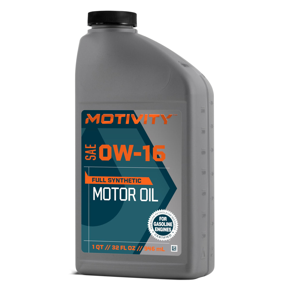 MOTIVITY Full Synthetic SAE 0W-16 Motor Oil - 6 Pack of 1 Quart Bottles