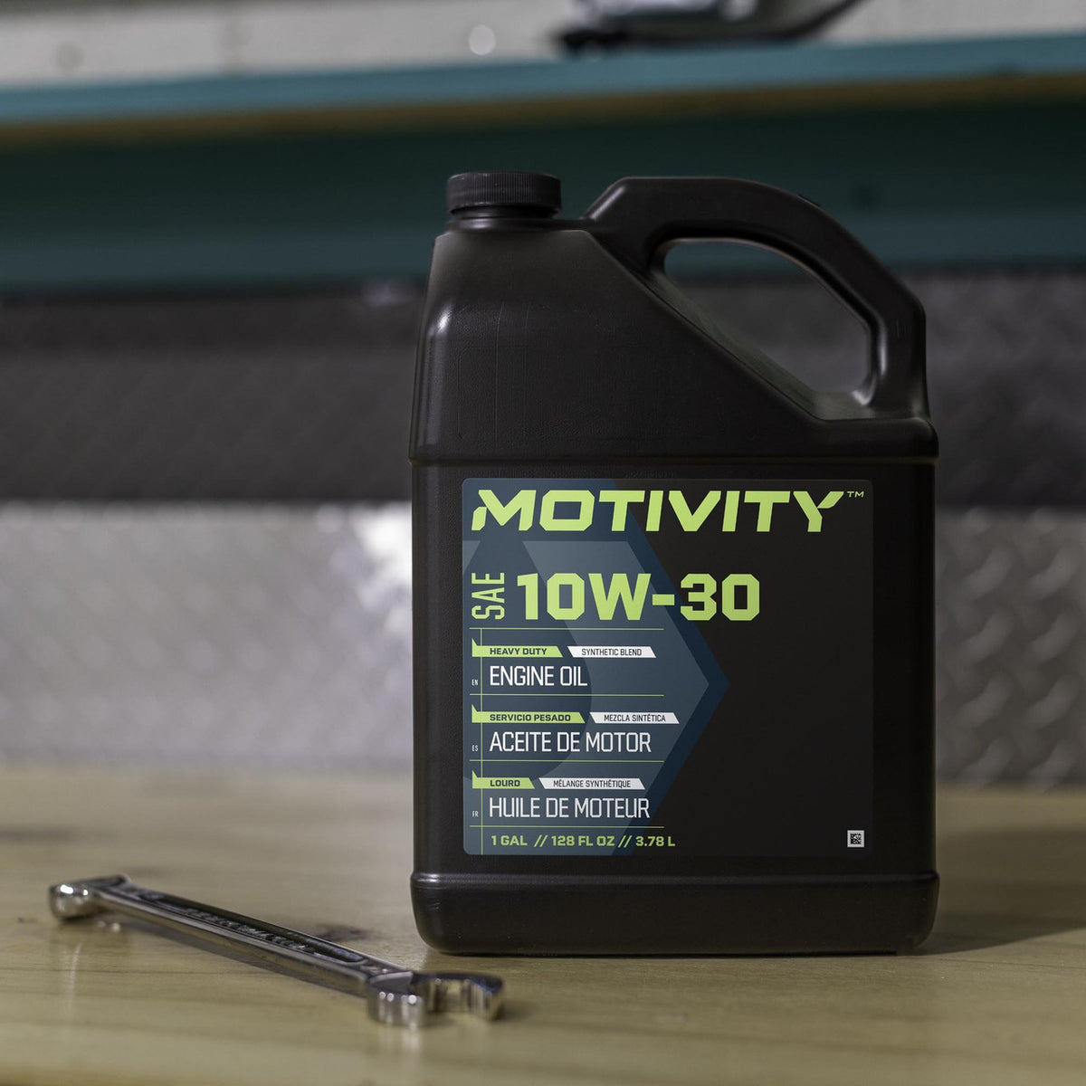 MOTIVITY Heavy Duty 10W-30 Engine Oil – Synthetic Blend, API CK-4, 1 Gallon